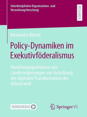 cover image of Policy-Dynamiken im Exekutivföderalismus
